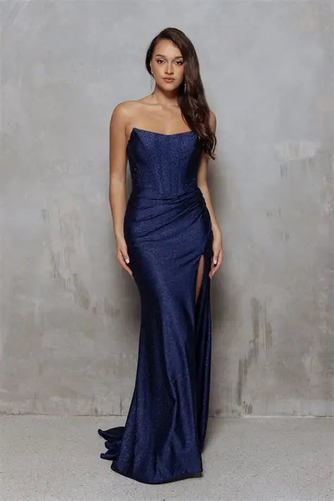 Fleurette Gown navy
