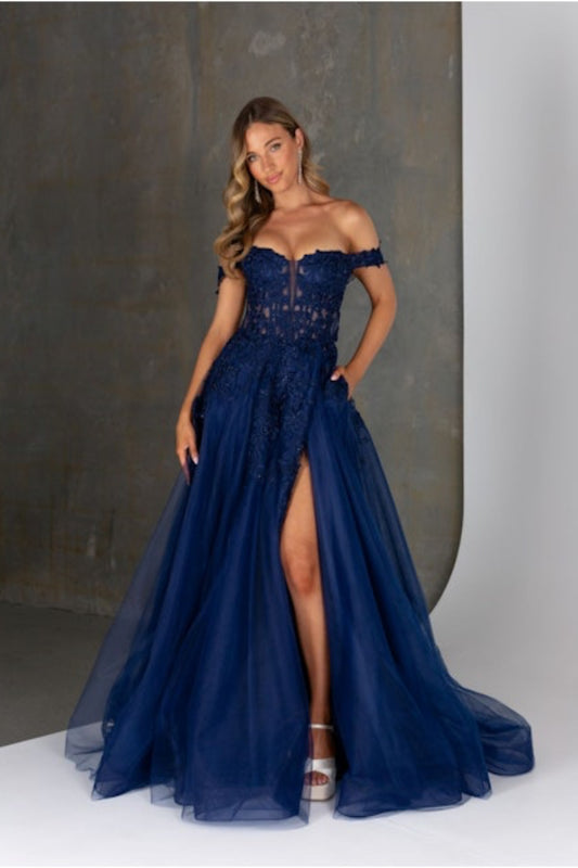 Amarylis Gown Navy
