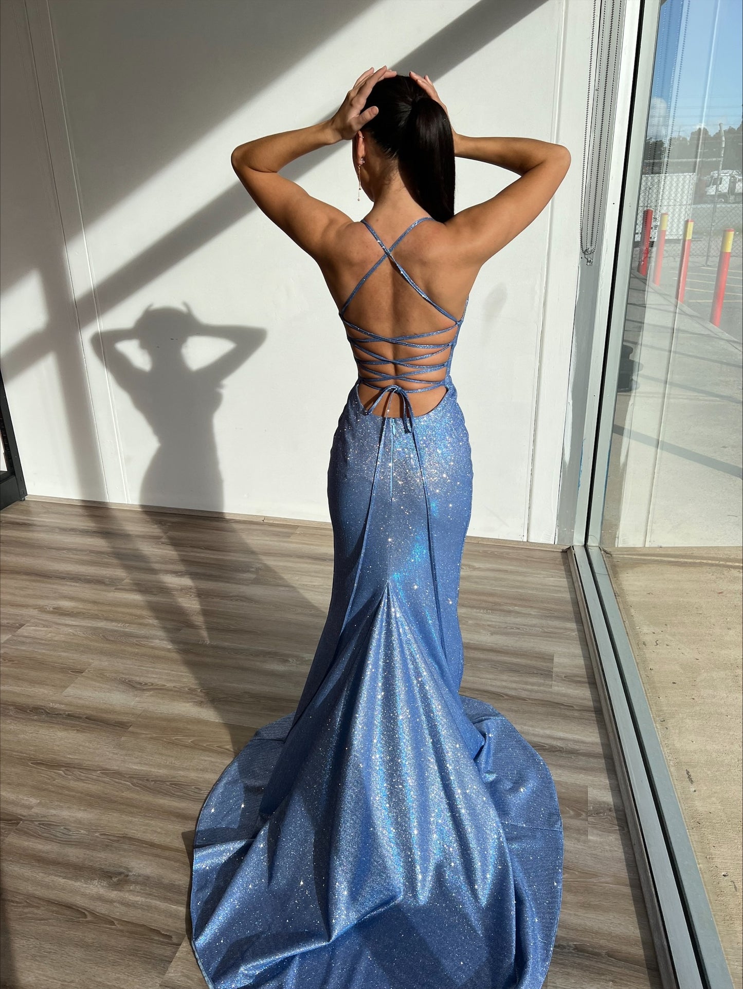 Christina Gown Cornflower