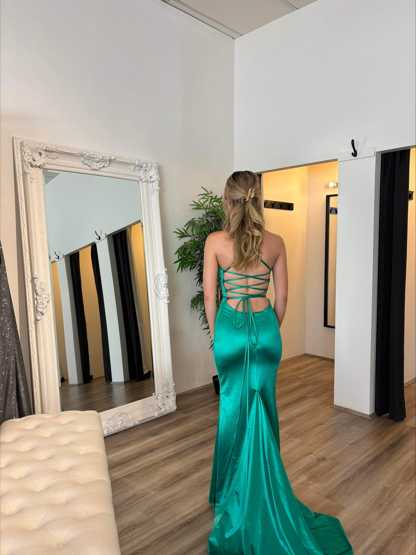 Christina Gown Emerald Green