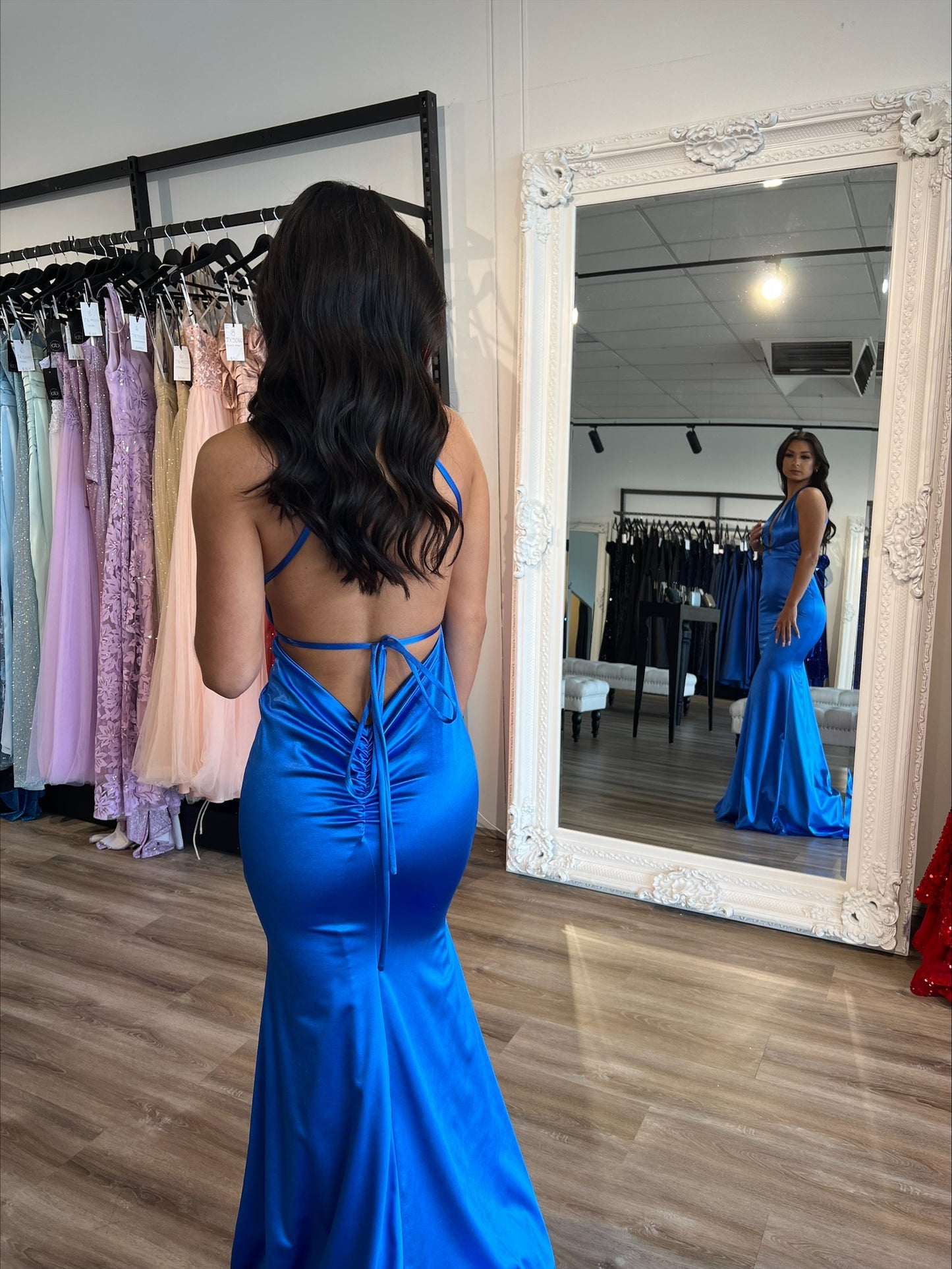 Cleo Gown Cobalt Blue