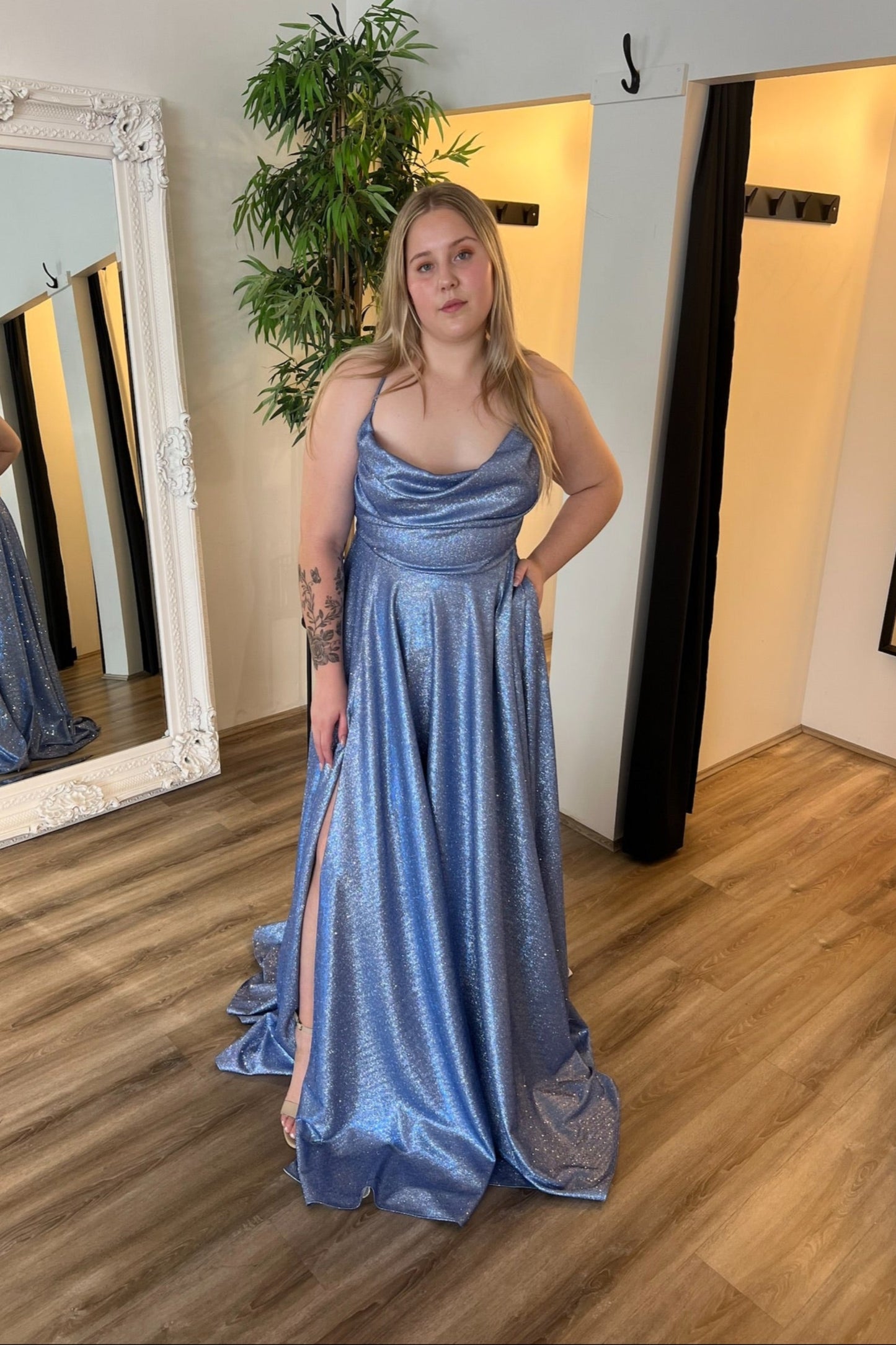 Crystal Gown Cornflower