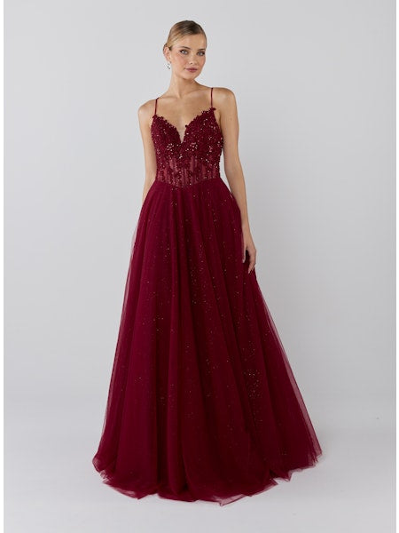 Cressida Gown Ruby
