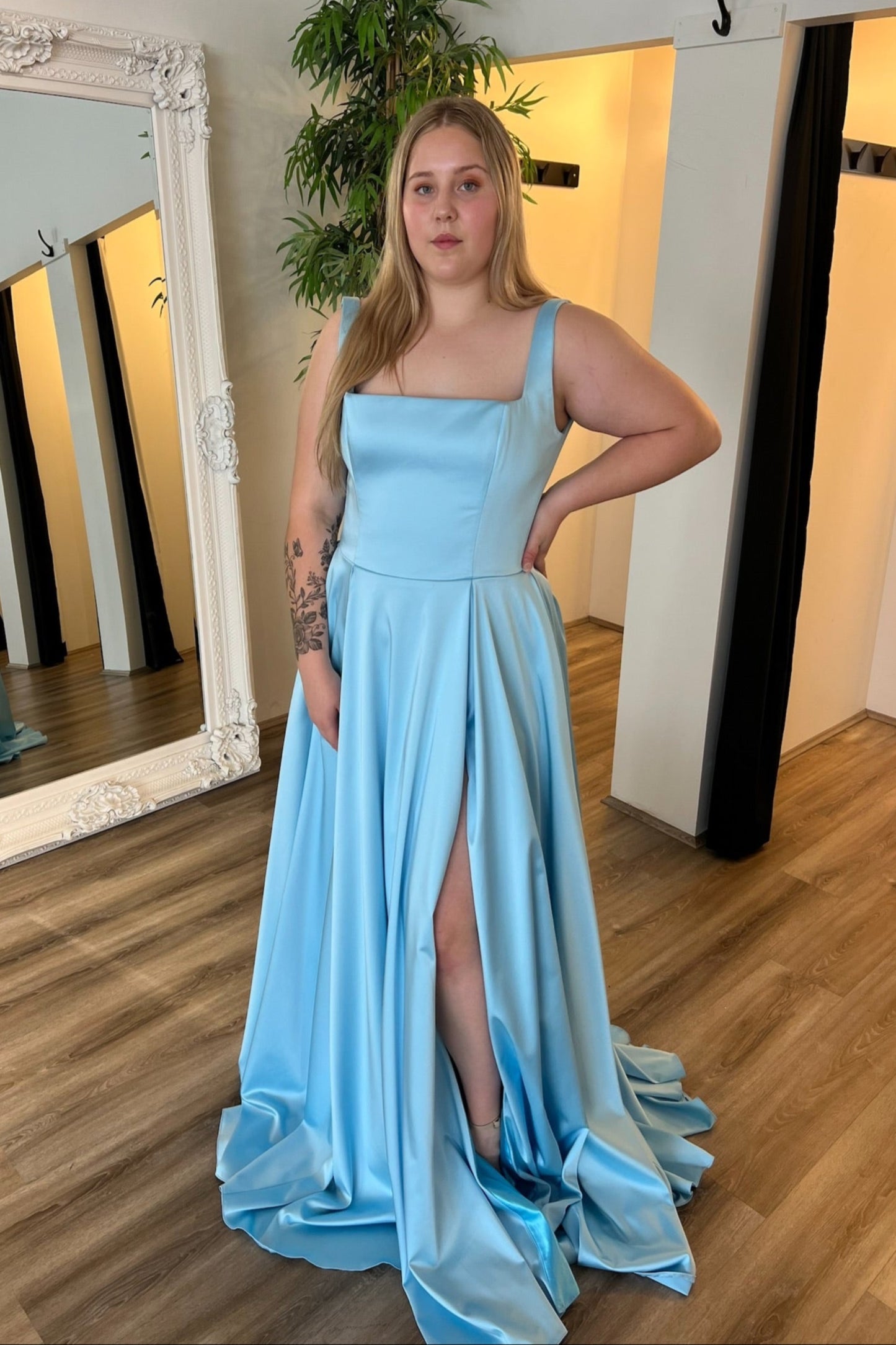 Delle Gown Light Blue