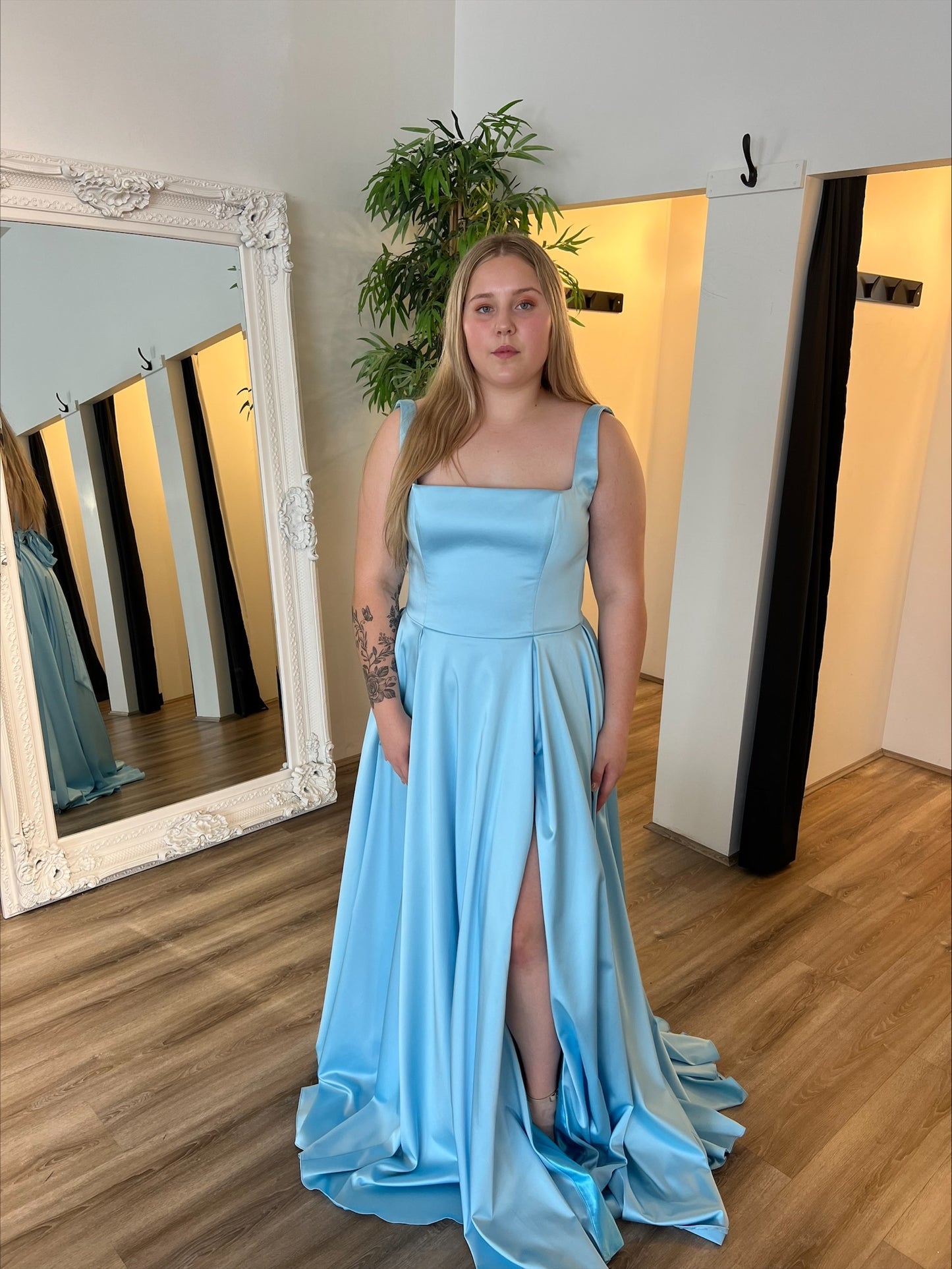 Delle Gown Light Blue