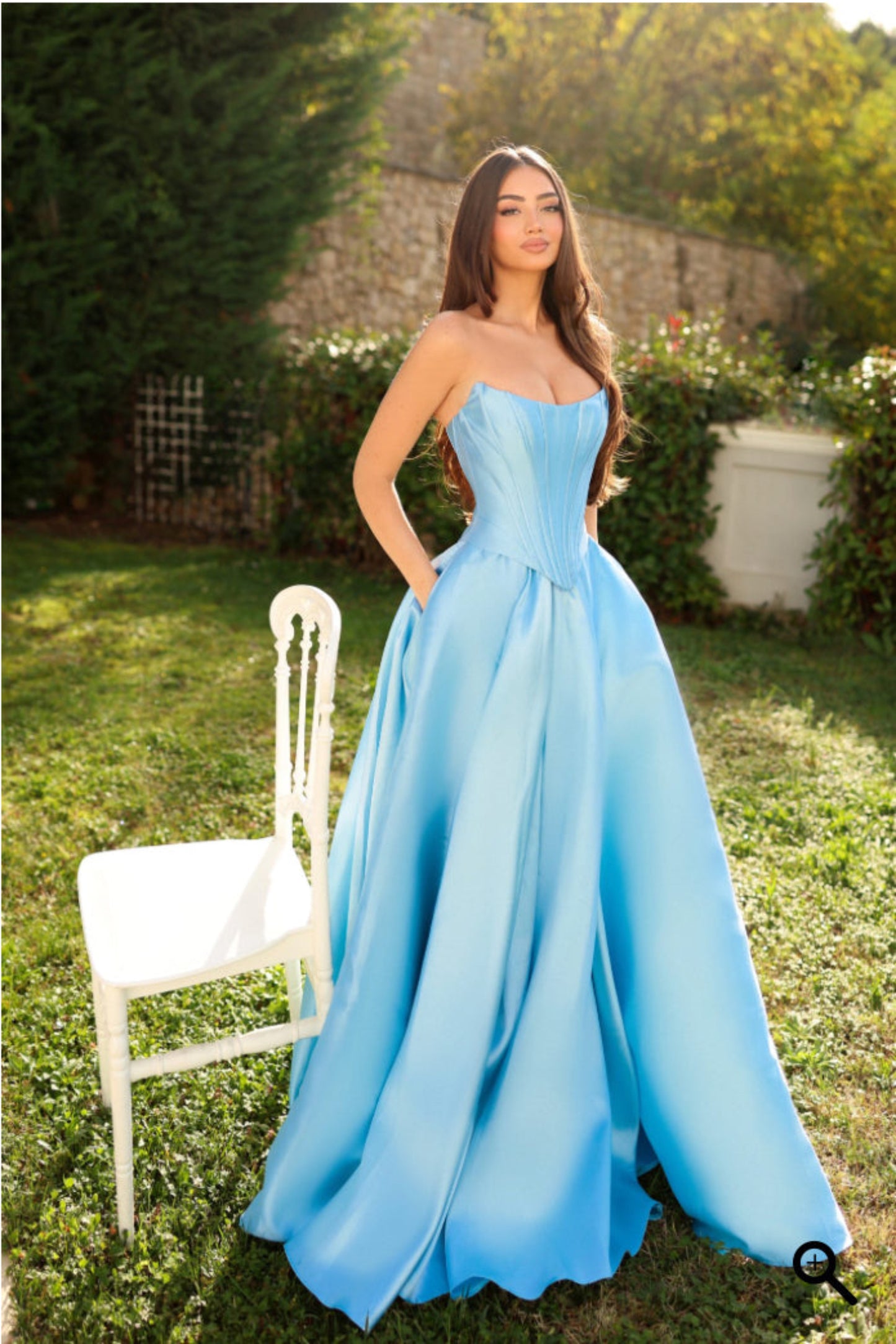 TK804 Baby Blue Gown