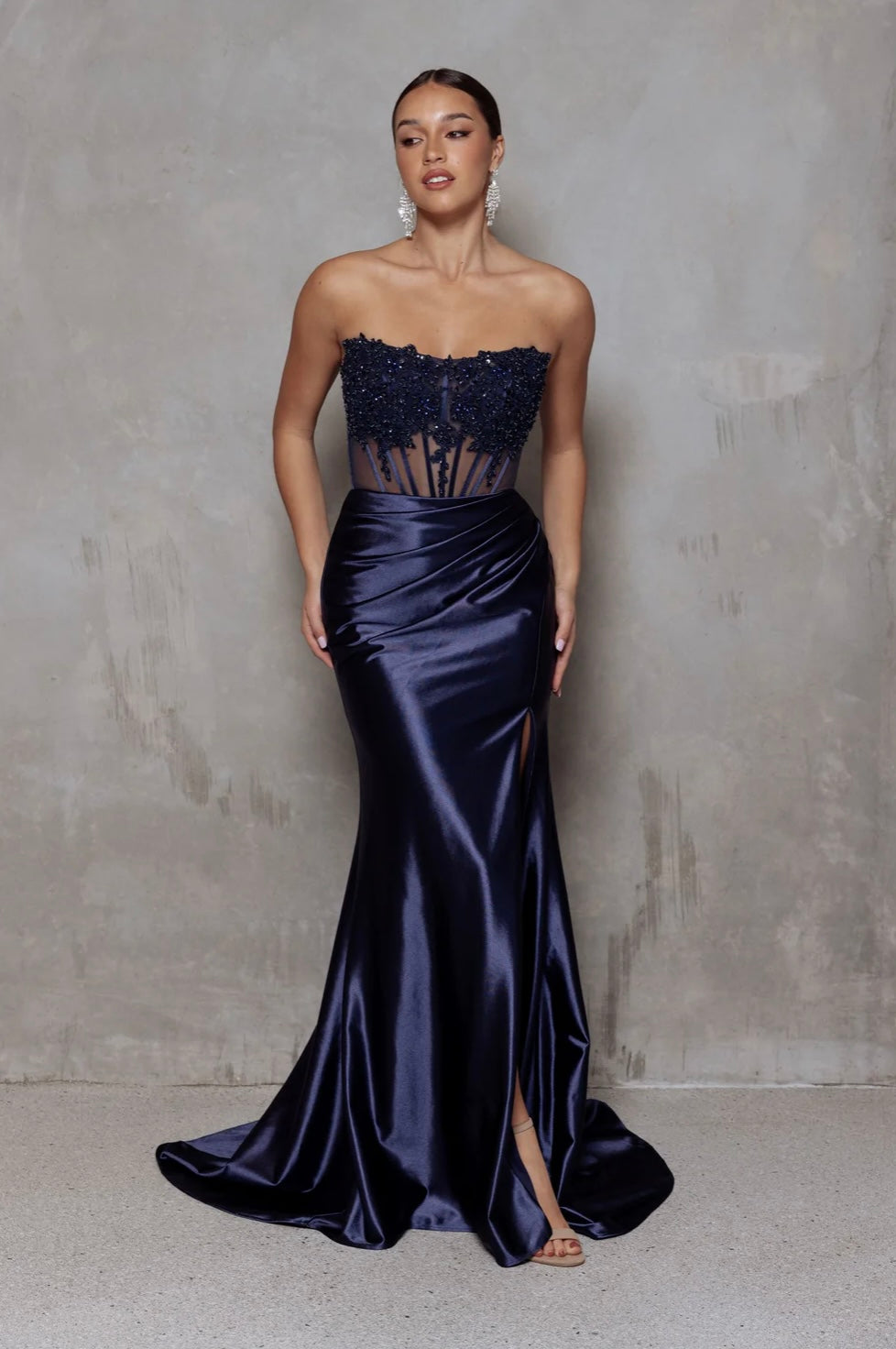 Ondine Gown Navy
