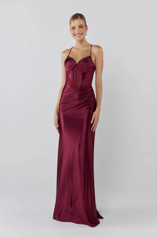 Cherise Gown wine