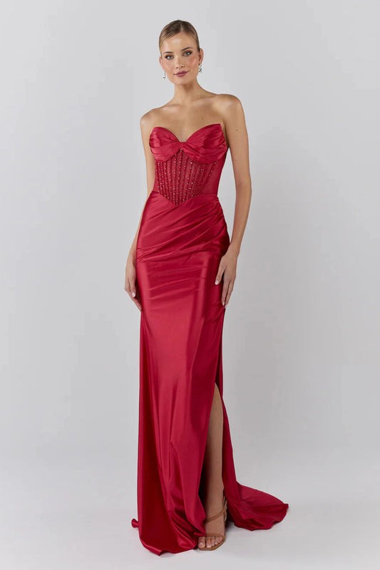 Claudia Gown Red