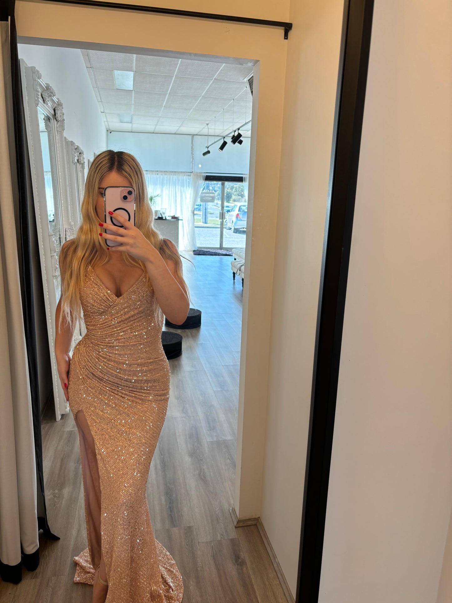 Neva Gown Rose Gold