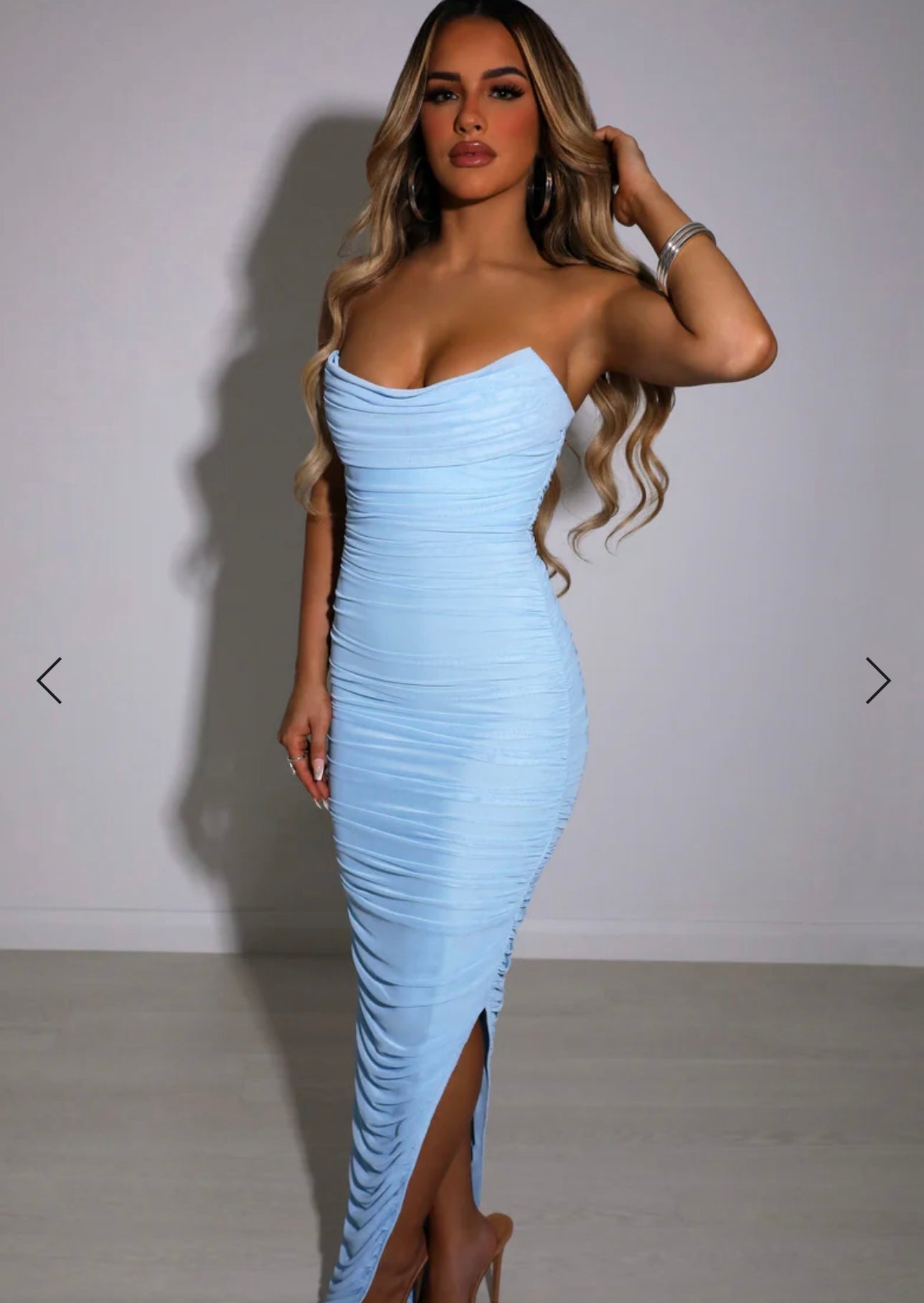 Demi Dress Baby Blue