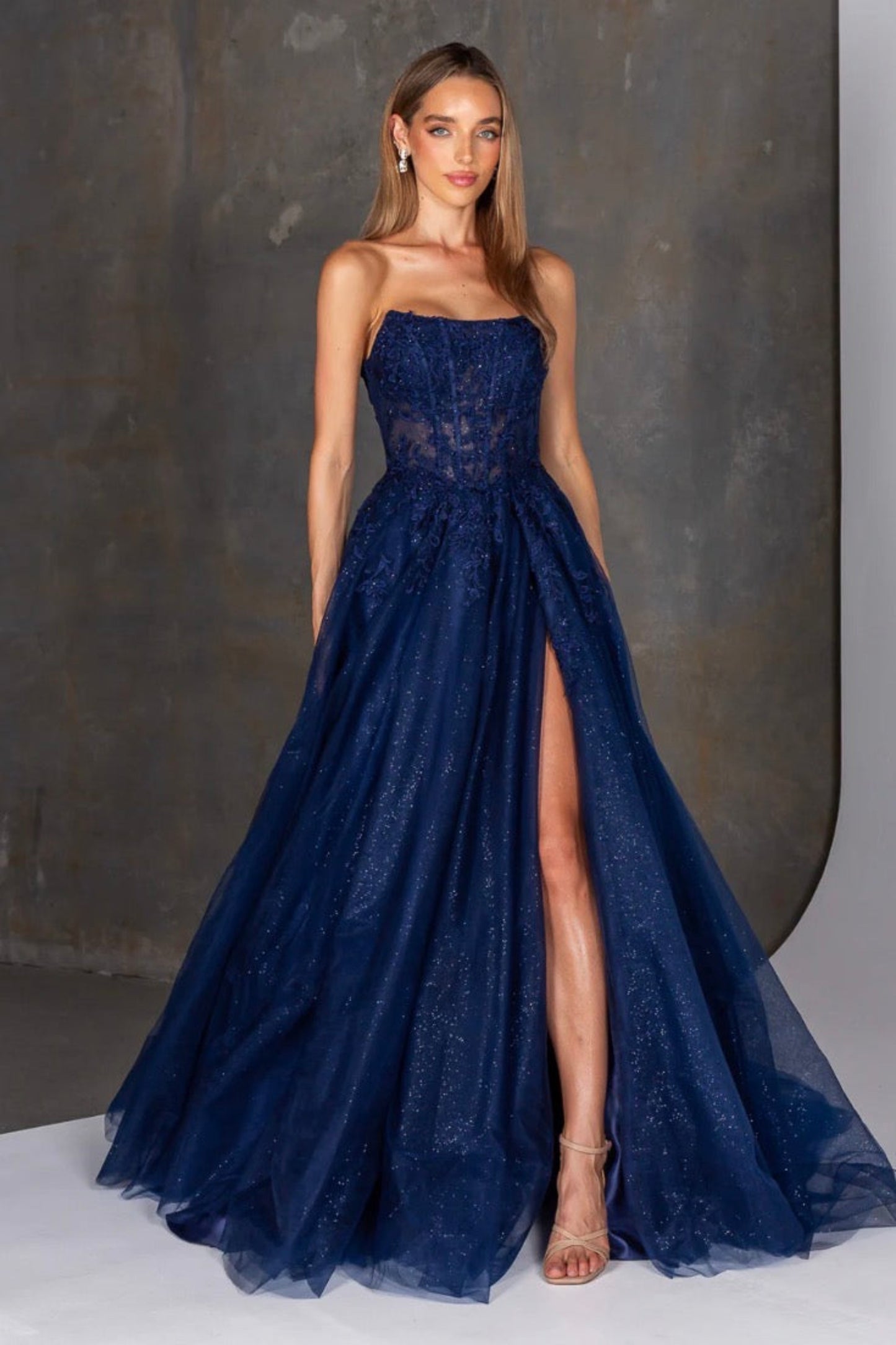 Delina Gown Navy