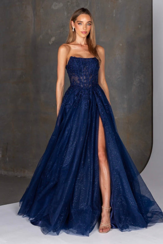 Delina Gown Navy
