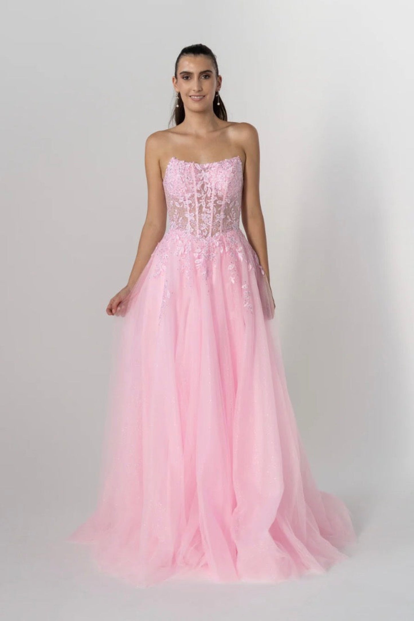 Delina Gown Pale Pink