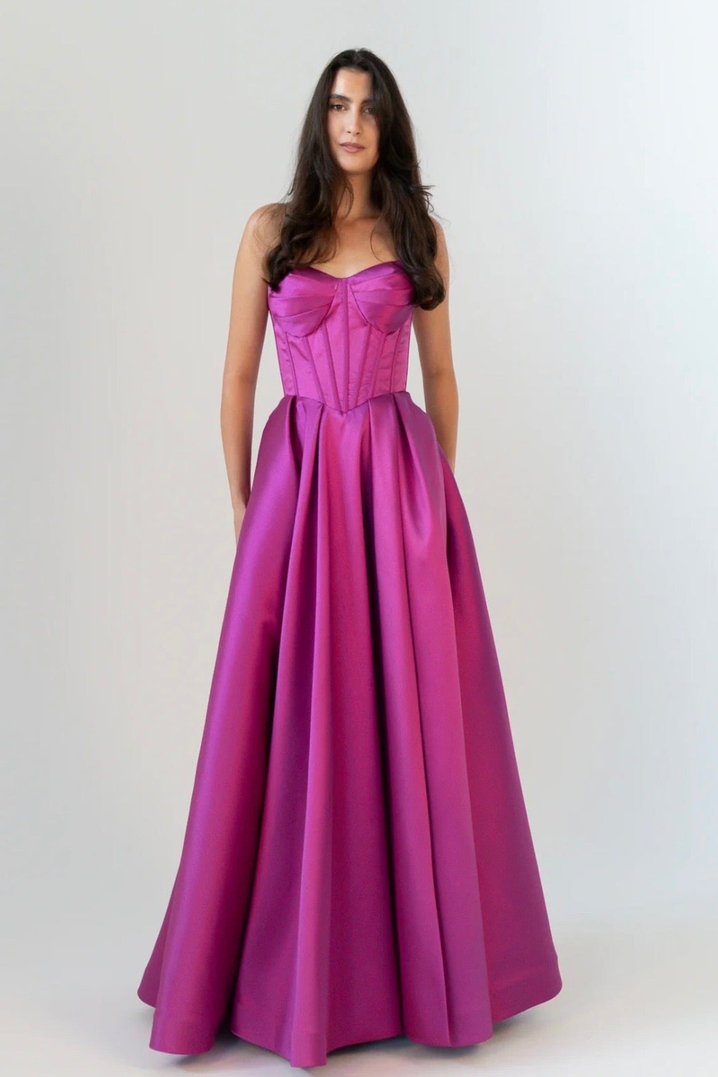 Della Gown Magenta