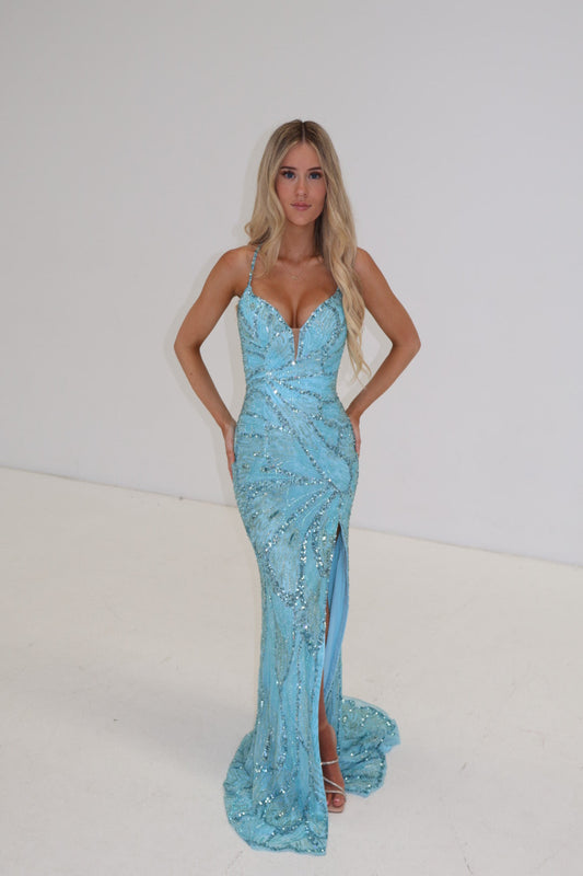Kate Gown Pale Blue