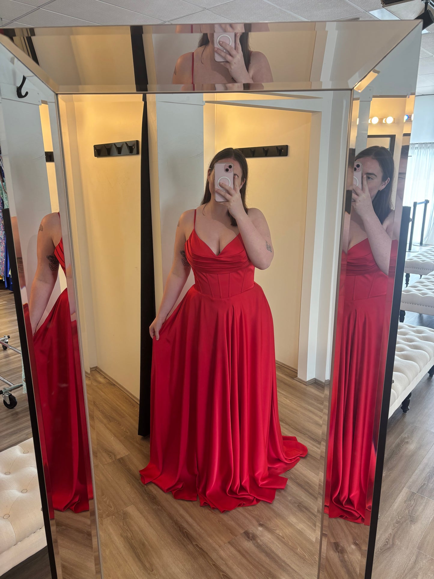 Mallow Gown Red