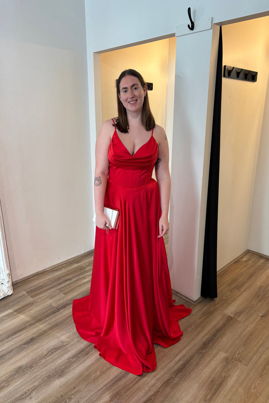 Mallow Gown Red