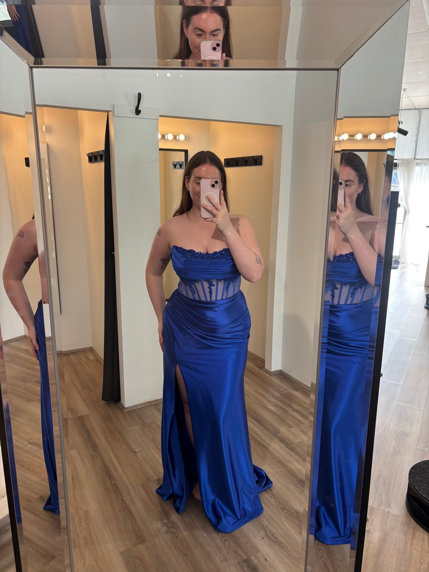 Marceline Gown Cobalt Blue