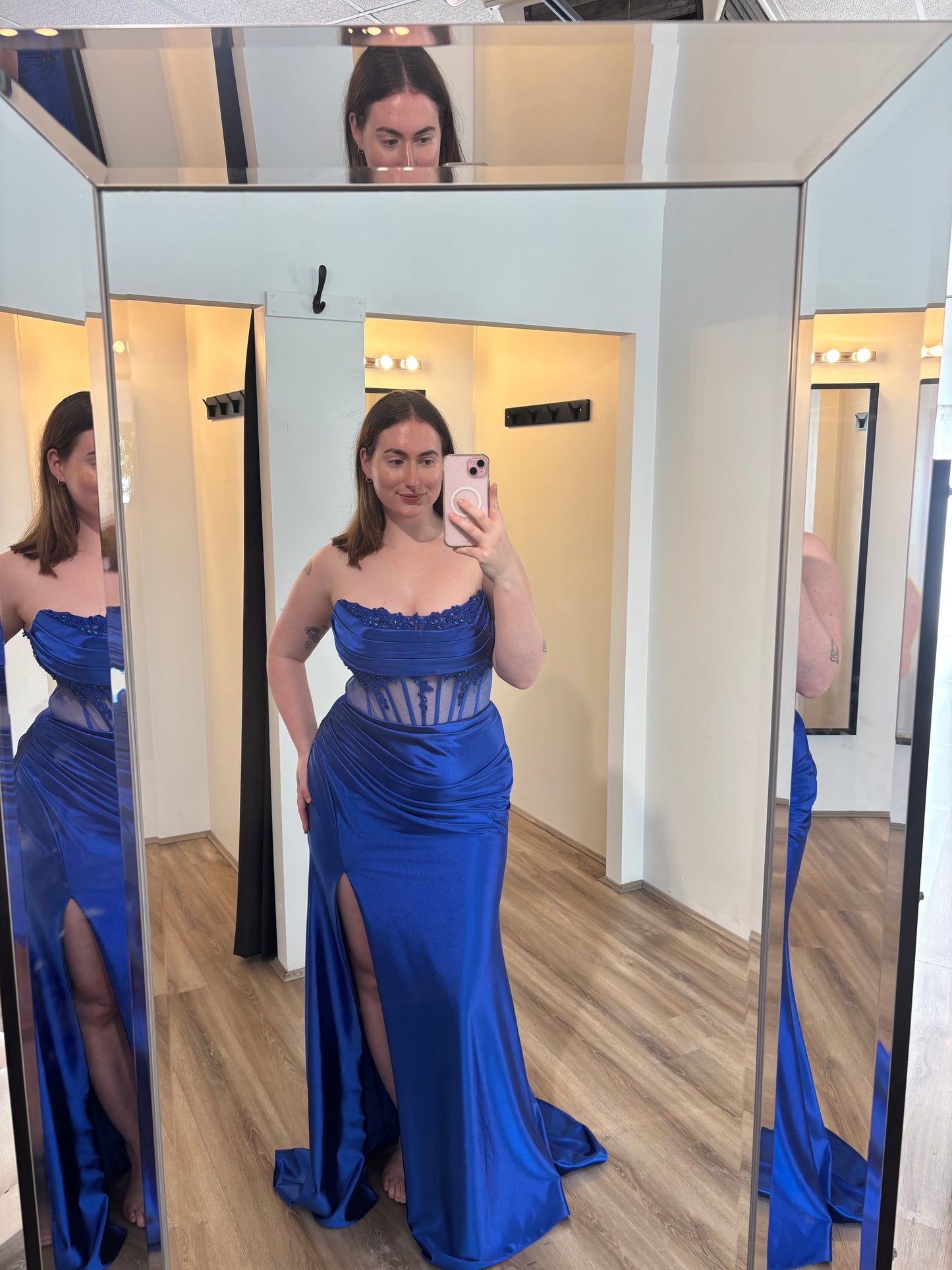 Marceline Gown Cobalt Blue