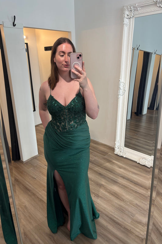 Cypress Gown Emerald Green