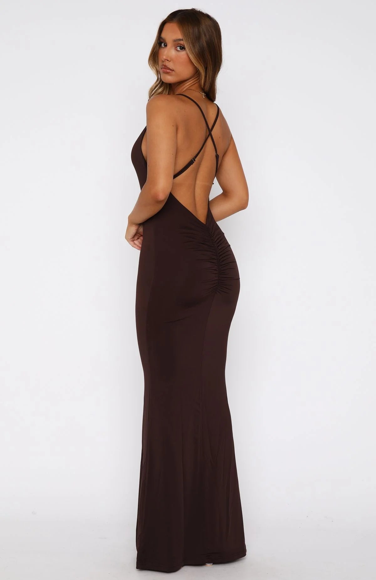 Vacation Vibes Dress Brown