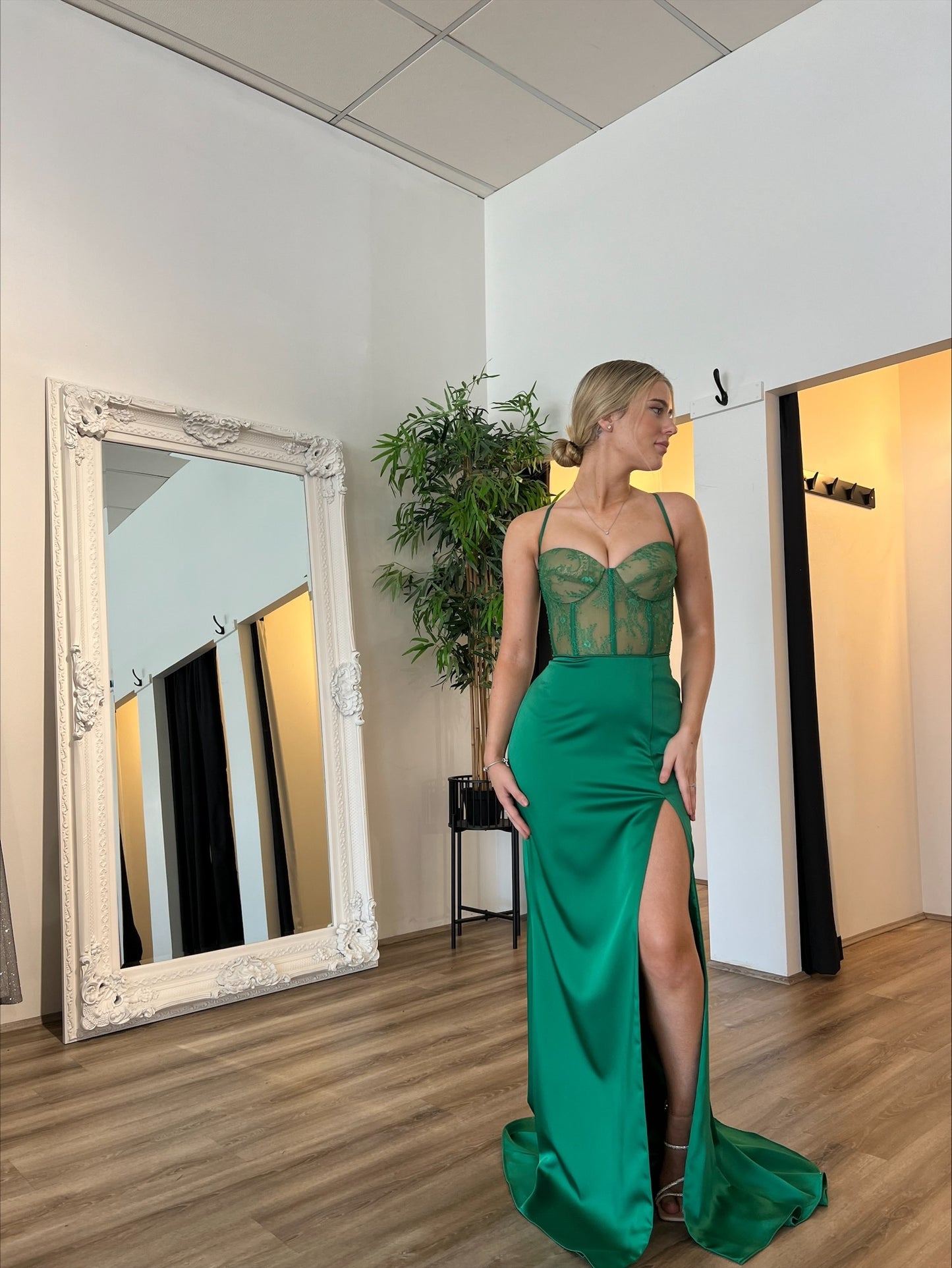 Dharma Gown Emerald Green