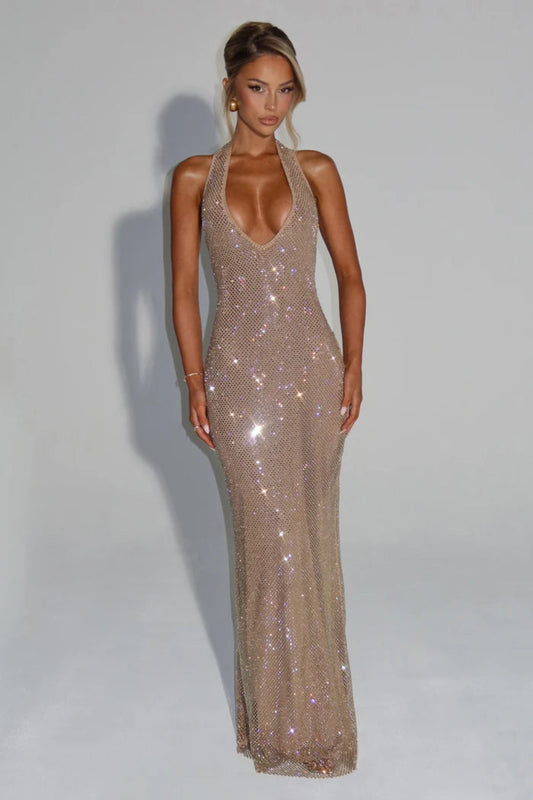 Starla Dress Gold